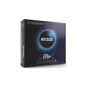 MY SIZE - MIX CONDOMS 69 MM 28 UNITS - MY SIZE MIX - Size XL (Large)