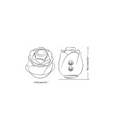 Romp - Rose 2.0 Strumento Di Aspirazione Clitoridea A Forma Di Rosa