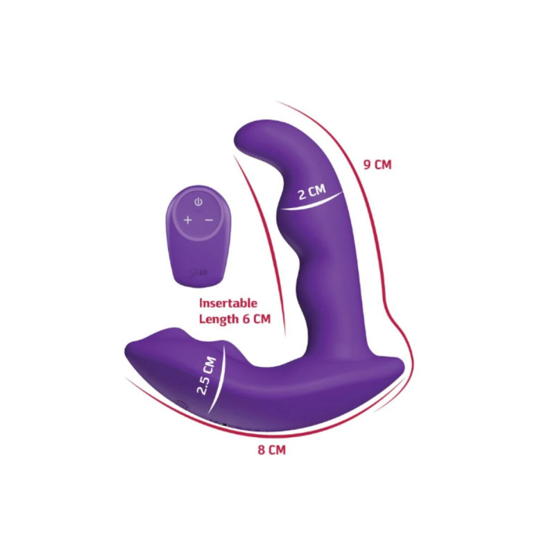 She.e.o - Rotating Vibrating Anal Stimulator With Remote Control
