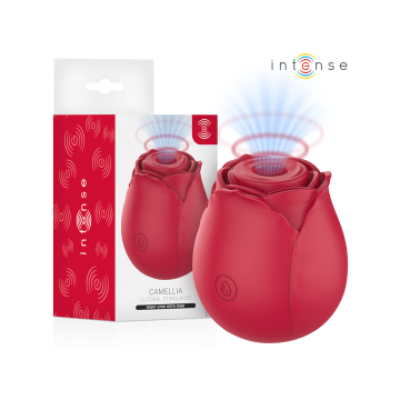 Intense - Camellia Rosa Succionador De Clítoris Por Ondas Burdeos |