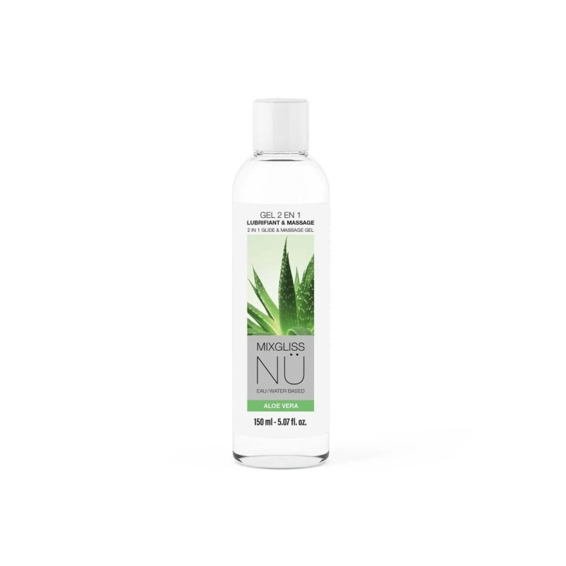 MIXGLISS – 2-IN-1-GLEIT- UND MASSAGEGEL AUF WASSERBASIS, NURU ALOE VE…