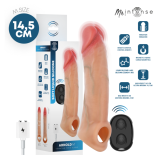 MR INTENSE - ARNOLD M VIBRADOR FUNDA PENE SILICONA CONTROL REMOTO 14.5 CM -Ø- 4 CM