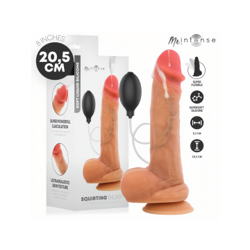Mr Intense - Danny Dildo Eyaculador Silicona 20.5 Cm - Ø - 4 Cm |
