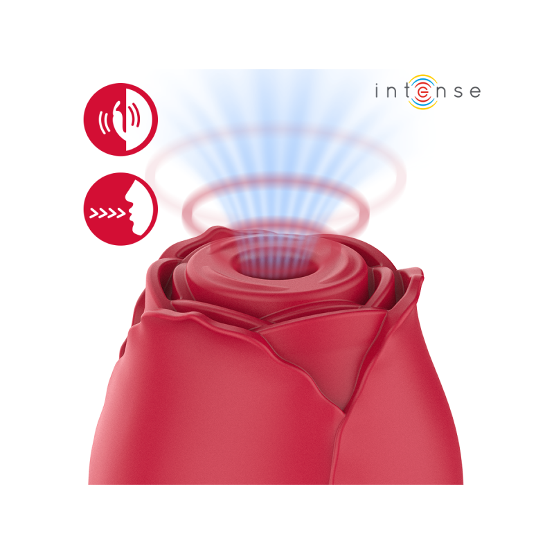 Intense - Camellia Rosa Succionador De Clítoris Por Ondas Burdeos |