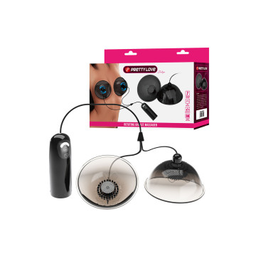 Pretty Love - Estimulador De Pezones Giratorio Con Succión Negro |