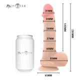 MR INTENSE - DANNY DILDO EYACULADOR SILICONA 20.5 CM -Ø- 4 CM