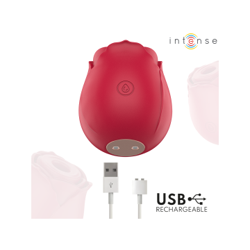 Intense - Camellia Rosa Succionador De Clítoris Por Ondas Burdeos |