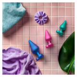 ROMP - LUSTER KIT DE ENTRENAMIENTO ANAL S/M/L CON BASE EN FORMA DE CORAZÓN