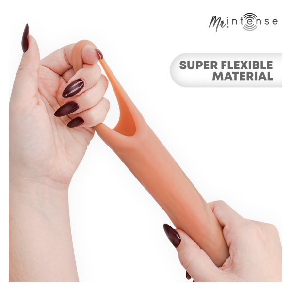 MR INTENSE - ARNOLD L VIBRADOR FUNDA PENE SILICONA CONTROL REMOTO 16 CM -Ø- 4.5 CM