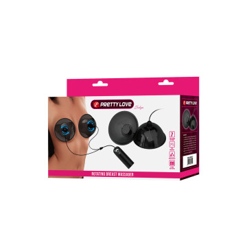 Pretty Love - Estimulador De Pezones Giratorio Con Succión Negro |