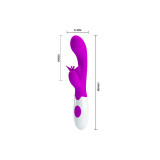 Pretty Love - Butterfly Kiss Vibrador Rabbit 30 Funciones Morado |