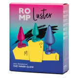ROMP - LUSTER KIT DE ENTRENAMIENTO ANAL S/M/L CON BASE EN FORMA DE CORAZÓN