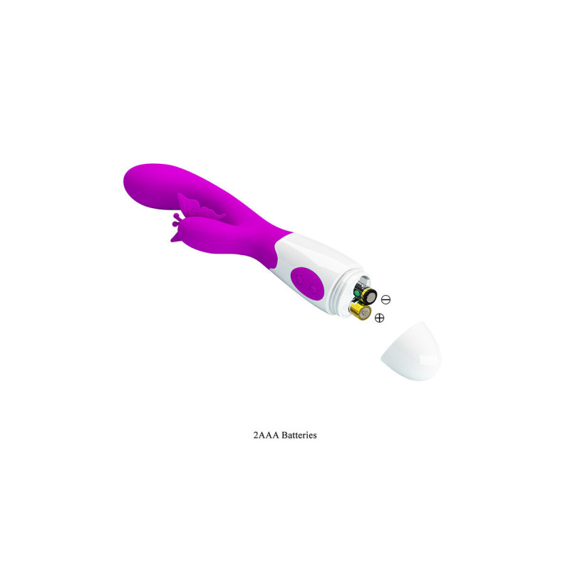 Pretty Love - Butterfly Kiss Vibrador Rabbit 30 Funciones Morado |