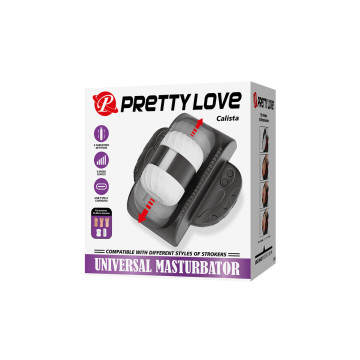 Pretty Love - Calista Masturbador Automático Universal Negro |