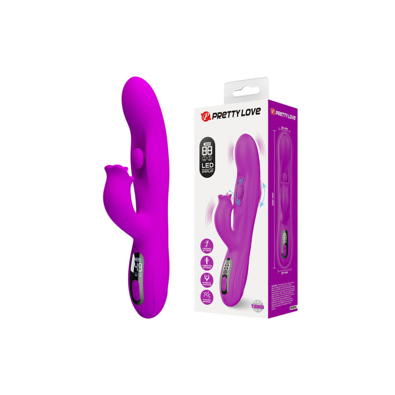 Pretty Love - Yalanda Vibrador Rabbit Oscilante Con Pantalla Led