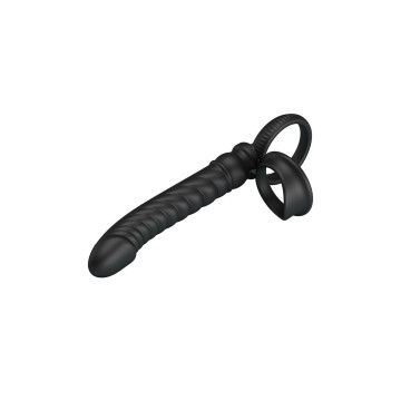 Pretty Love - Merritt Vibrador Anal Con Anillo Y Vibración Negro |
