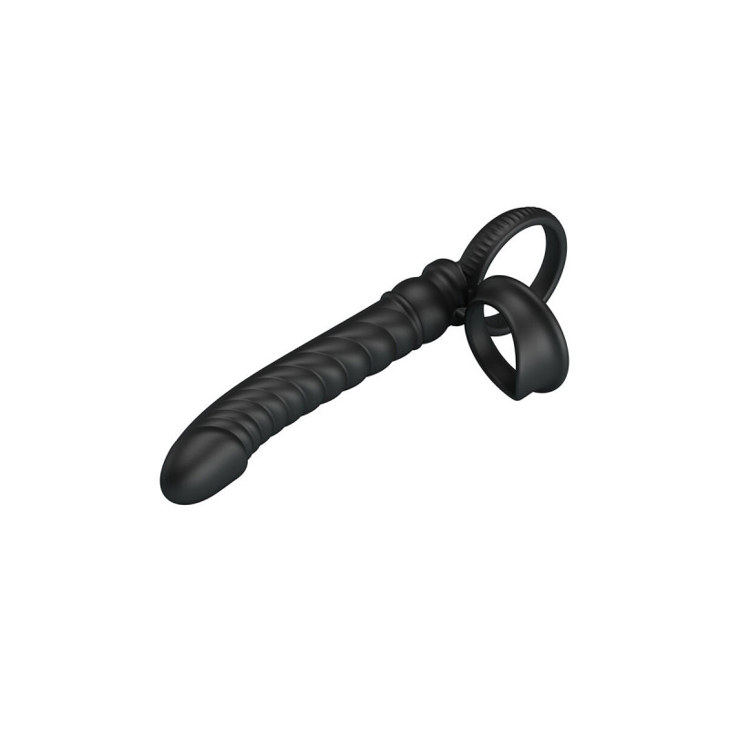 Pretty Love - Merritt Vibrador Anal Con Anillo Y Vibración Negro |