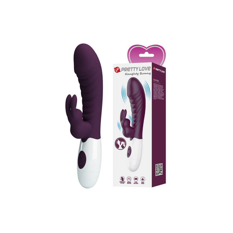 Pretty Love - Naughty Bunny Vibrador Rabbit 30 Funciones Morado |
