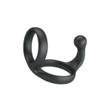 Crazy Bull - Florian Double Anneau De Pénis Et De Testicules Noir |