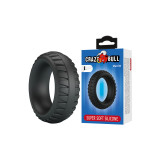 Crazy Bull - Merritt Anneau Pénal En Silicone Texturé Noir |