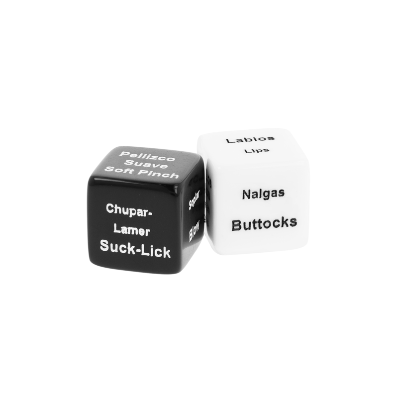 BLACK&SILVER - DADI PER COPPIE ES/EN - Gioco dei dadi | Vybes.it