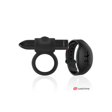 Black&Silver - Cameron Remote Control Cockring Watchme | Vybes.it