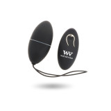 Womanvibe - Alsan Huevo Control Remoto Negro Silicona Negro |