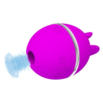 PRETTY LOVE - GEMINI BALL VIBRADOR DE SILICONA REDONDO MORADO