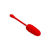 Pretty Love - Huevo Vibrador Con Textura Marina Recargable Rojo |