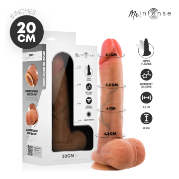 MR INTENSE - GARY M DILDO SILICONA 20 CM -Ø- 4.2 CM