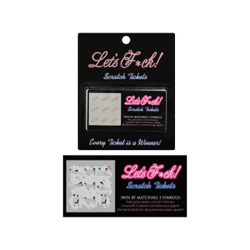KHEPER GAMES - LET’S F*CK! SCRATCH TICKETS - Games for couples