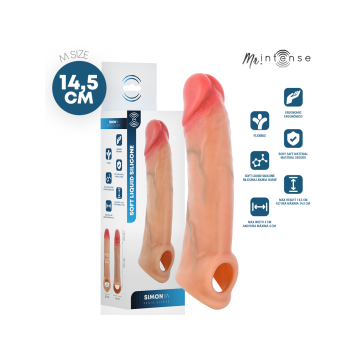 MR INTENSE - SIMON M SILIKON-PENISHÜLLE 14,5 CM -Ø- 4 CM - MR. INTENS…