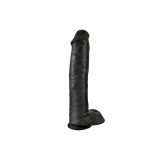 King Cock - Godemichet Réaliste Avec Testicules 38 Cm Noir |