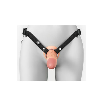 Fantasy X - Tensions Elite - 15.2 Cm Hollow Silicone Strap - On |