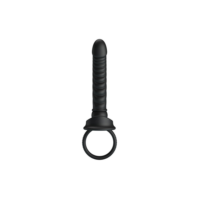 Pretty Love - Merritt Vibrador Anal Con Anillo Y Vibración Negro |