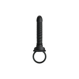 Pretty Love - Merritt Vibrador Anal Con Anillo Y Vibración Negro |