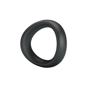 Crazy Bull - Valen Anneau Pénal Ergonomique En Silicone Noir |
