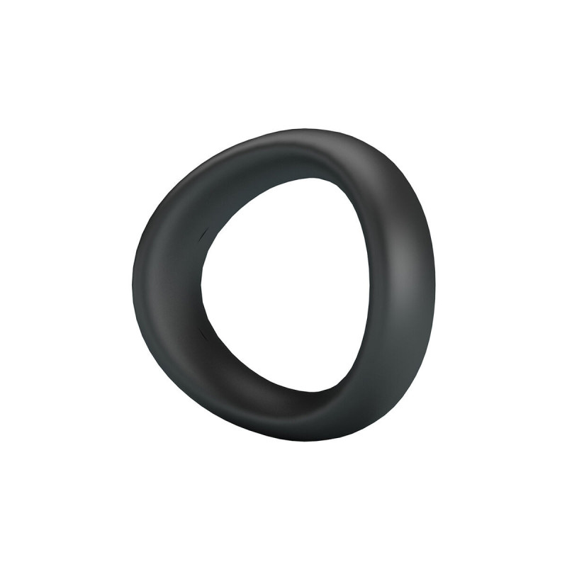 Crazy Bull - Valen Anillo Para Pene Ergonómico Silicona Negro |