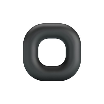 Crazy Bull - Walden Anillo Para Pene Super Soft Silicona Negro |