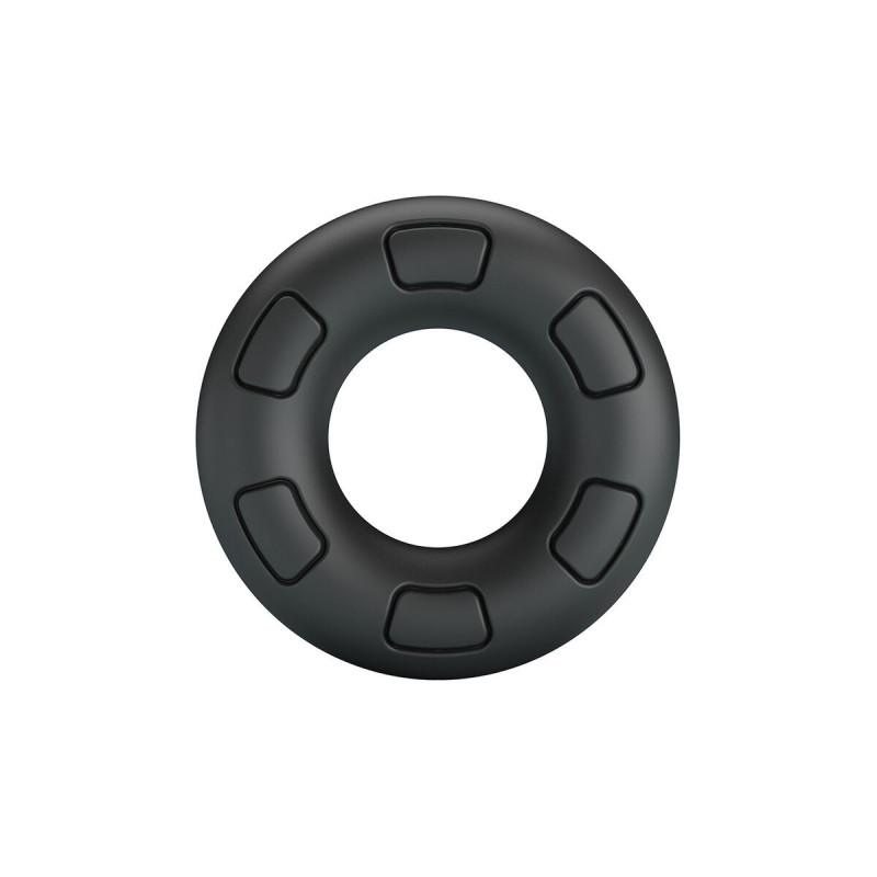 Crazy Bull - Bertram Anillo Para Pene Super Soft Silicona Negro |