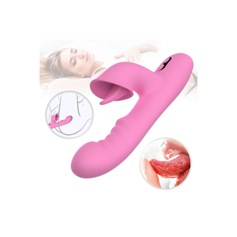 Nalone - T - May Vibrador Rabbit Con Empuje Y Movimiento Oscilante