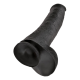KING COCK - DILDO REALISTA CON TESTÍCULOS 38 CM COLOR NEGRO
