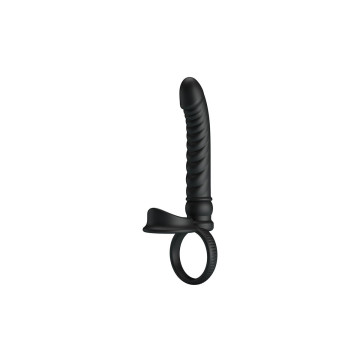 Pretty Love - Merritt Vibrador Anal Con Anillo Y Vibración Negro |