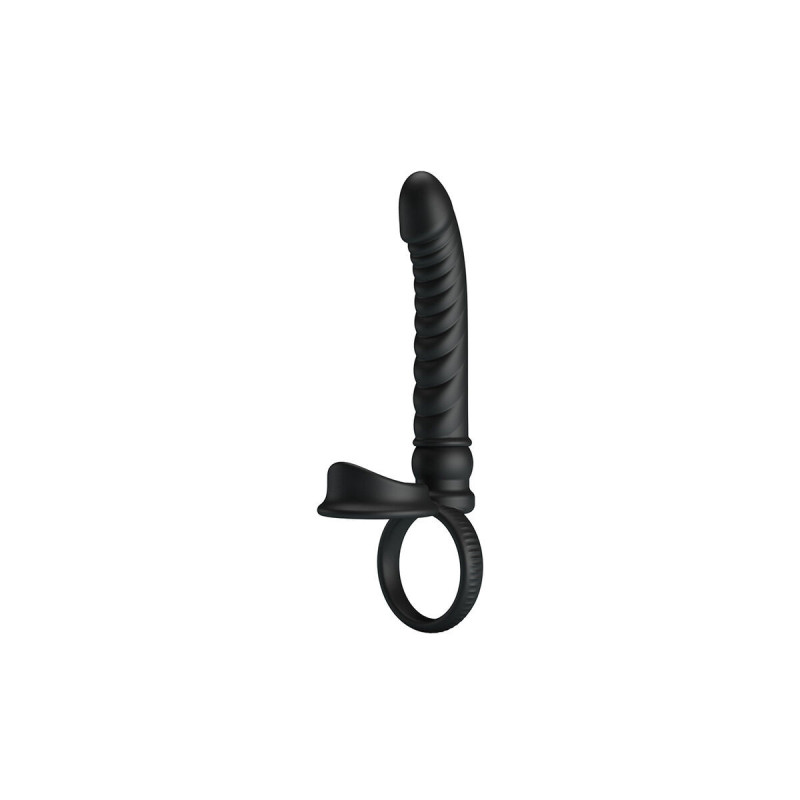 Pretty Love - Merritt Vibrador Anal Con Anillo Y Vibración Negro |