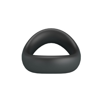 Crazy Bull - Valen Anillo Para Pene Ergonómico Silicona Negro |