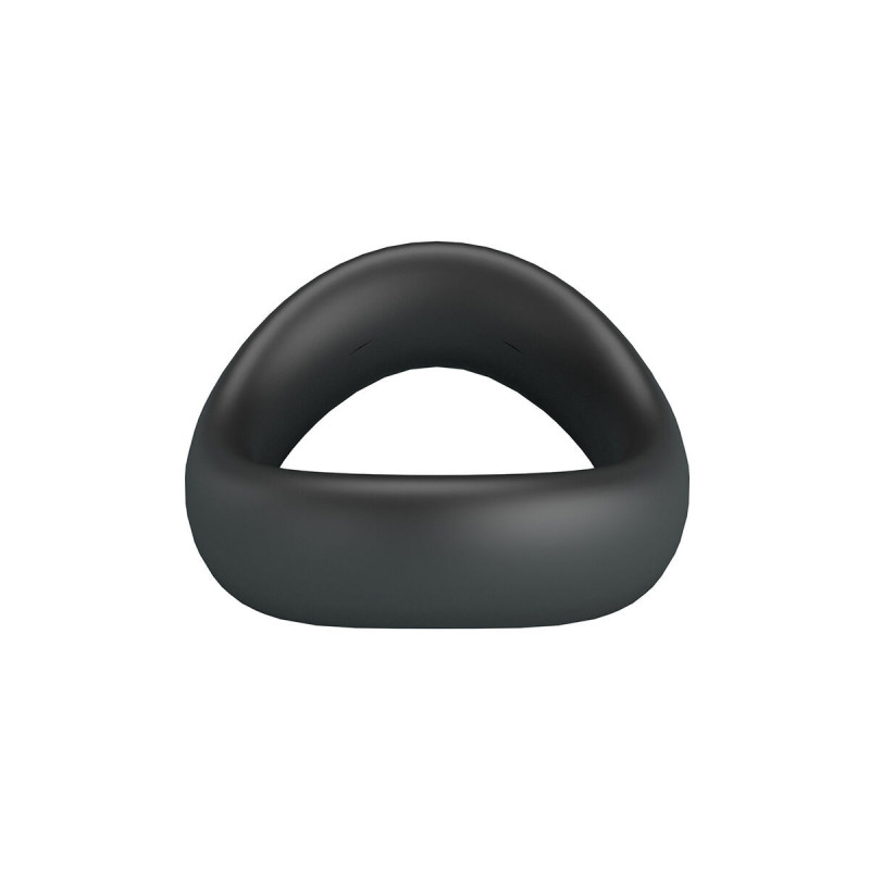Crazy Bull - Valen Anneau Pénal Ergonomique En Silicone Noir |