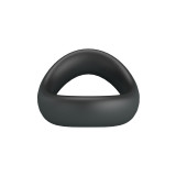 Crazy Bull - Valen Anneau Pénal Ergonomique En Silicone Noir |