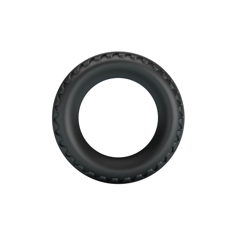 Crazy Bull - Merritt Anillo Para Pene Texturizado Silicona Negro |