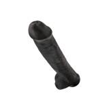 King Cock - Godemichet Réaliste Avec Testicules 38 Cm Noir |
