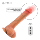 MR INTENSE - BRADLEY DILDO VIBRADOR SILICONA CON EFECTO CALOR Y CONTROL REMOTO 21 CM -Ø- 4.2 CM